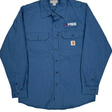 Mss Logo Carhartt Shirt - Medium Blue Cotton