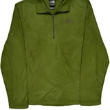 Never Stop Exploring The North Face Fleece - Large Green Polyester