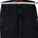 Dickies Double Knee Carpenter Pants - 32W 30L Black Cotton Blend