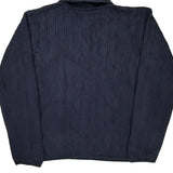 Ralph Lauren 1/4 Zip - 2XL Navy Cotton