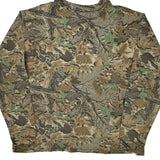 Mossy Oak Camo Long Sleeve T-Shirt - Large Camo Cotton