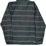 Oakley Striped Windbreaker - Large Black Polyester