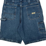 Wrangler Denim Shorts - 36W 10L Blue Cotton