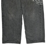 Southpole Graphic Jeans - 32W 30L Gray Cotton Blend