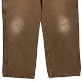 Dickies Double Knee Carpenter Pants - 36W 30L Brown Cotton