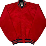 Made In USA Unbranded Varsity Jacket - Small Red Polyester