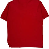 Chaps Ralph Lauren Polo Shirt - Large Red Cotton
