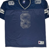 Cowboys Champion Nfl Football Jersey - Large Blue Polyester