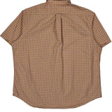 Ralph Lauren Checked Short Sleeve Shirt - 2XL Orange Cotton