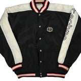 Playback Varsity Jacket - Medium Black Polyester
