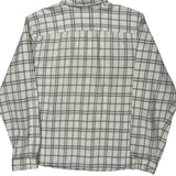 Patagonia Checked Shirt - Large Gray Cotton