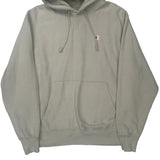 Reverse Weave Champion Hoodie - Large Beige Cotton