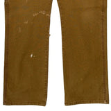 Carhartt Carpenter Trousers - 34W 32L Brown Cotton