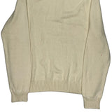 Polo By Ralph Lauren 1/4 Zip - Large Cream Cotton