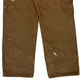 Dickies Double Knee Carpenter Trousers - 30W 31L Brown Cotton