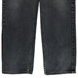 Levis 505 Jeans - 36W 32L Black Cotton
