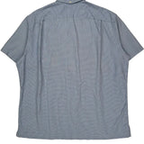 Bob Camp Ralph Lauren Checked Short Sleeve Shirt - Large Blue Cotton