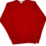 Made In USA Fruit Of The Loom Blank Sweatshirt - Large Red Cotton Blend