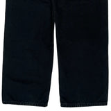 Carhartt Carpenter Trousers - 32W 34L Black Cotton