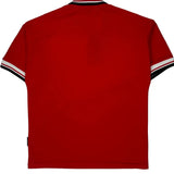 Manchester United Umbro 1998-00 Home Football Shirt - Medium Red Polyester