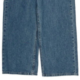 Lee Wide Leg Carpenter Jeans - 30W 30L Blue Cotton
