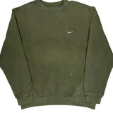 Nike Sweatshirt - XL Green Cotton