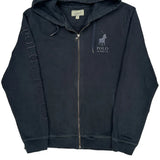 Polo By Ralph Lauren Spellout Hoodie - Large Navy Cotton