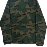 Oakley Camo Fleece Jacket - Medium Khaki Polyester