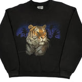 Made In USA Lee Sweatshirt - Large Black Cotton Blend