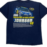 Johnson 48 Winners Circle Nascar T-Shirt - Large Navy Cotton