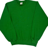 90S Blank Soffe Sweatshirt - Small Green Cotton