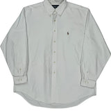 Ralph Lauren Shirt - XL White Cotton