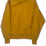 Reverse Weave Champion Hoodie - Small Yellow Cotton