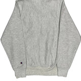 Reverse Weave Champion Boston 1/4 Zip - Small Gray Cotton Blend