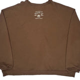Harley Davidson Graphic Sweatshirt - 2XL Brown Cotton Blend