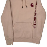 Relaxed Fit Carhartt Hoodie - XS Pink Cotton