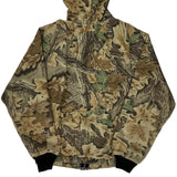 Made In USA K Products Camo Jacket - Medium Brown Cotton Blend