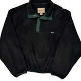 Made In USA Woolrich Collared Fleece - 2XL Black Polyester