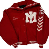 Raiders Butwin College Varsity Jacket - Medium Red Wool