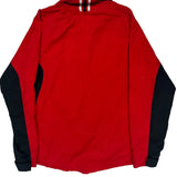 Wisconsin Adidas Track Jacket - Medium Red Polyester