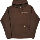 Carhartt Hoodie - Medium Brown Cotton Blend