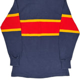 Queen'S University Barbarian College Rugby Shirt - Large Blue Cotton