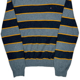 Tommy Hilfiger Striped Sweater - Medium Yellow Cotton