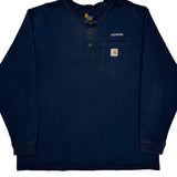 Siemens Carhartt Long Sleeve T-Shirt - XL Navy Cotton