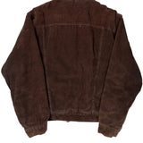 Levis Sherpa Lined Cord Jacket - Medium Brown Cotton