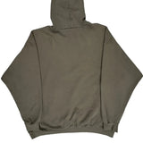 Made In USA Nike Center Swoosh Hoodie - 2XL Gray Cotton