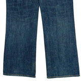 True Religion Boot Cut Jeans - 32W UK 10 Blue Cotton