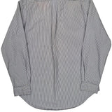 Ralph Lauren Striped Shirt - Large Blue Cotton