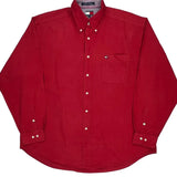 Tommy Hilfiger Shirt - XL Red Cotton