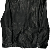 Nautica Leather Jacket - Medium Black Leather
